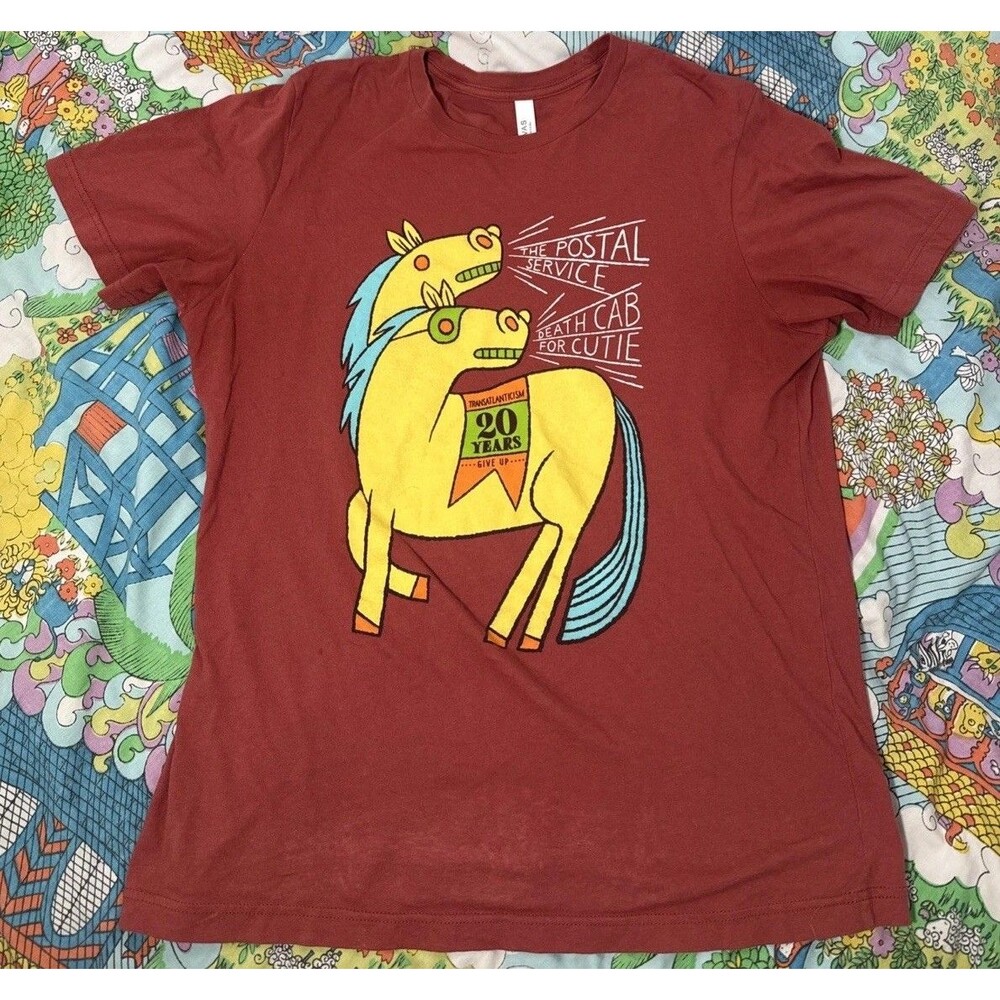 Postal Service Death Cab For Cutie Tour Shirt 2023 Give Up Transatlanticism L